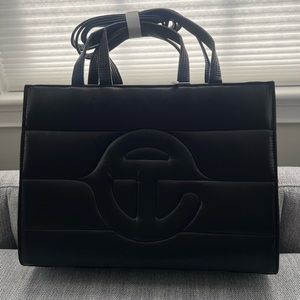 NWT Medium Telfar Puffer Shopper - BLACK